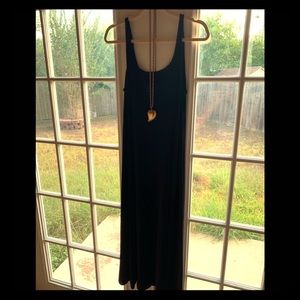 Long Black Dress, 2 Piece.